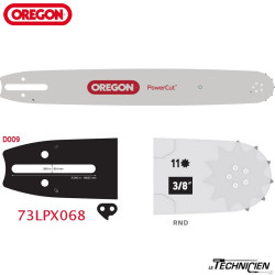 Oregon 188RNDD009 Chain Bar 18 Inches - 3/8 - 1.5mm