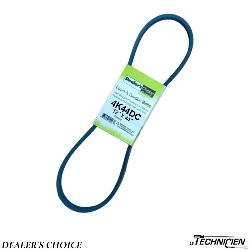 Dealer's Choice 4K44 Courroie de Remplacement 1/2" x 44"