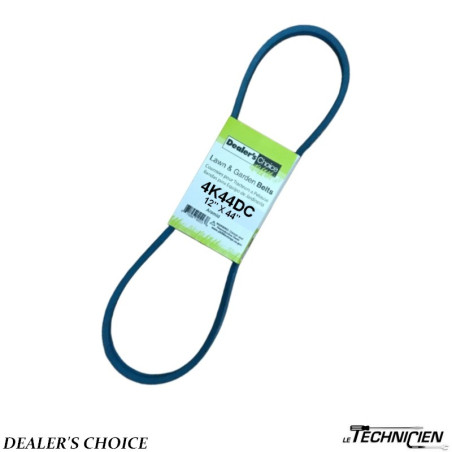 Dealer's Choice 4K44 Courroie de Remplacement 1/2" x 44"